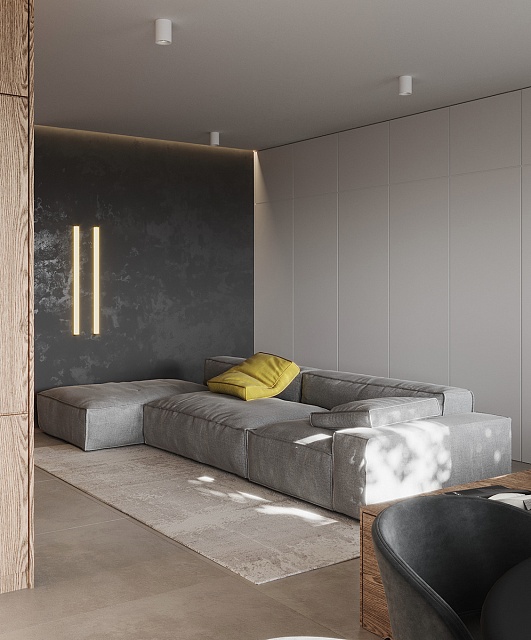 Дизайн проект квартиры с комплектацией мебелью
